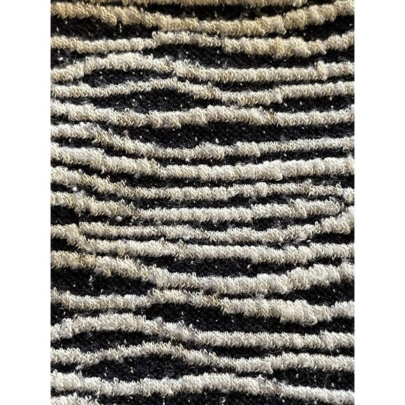 Tart Collections nautical preppy Tweed Striped  Natalie Open Jacket SZ M - Picture 9 of 9